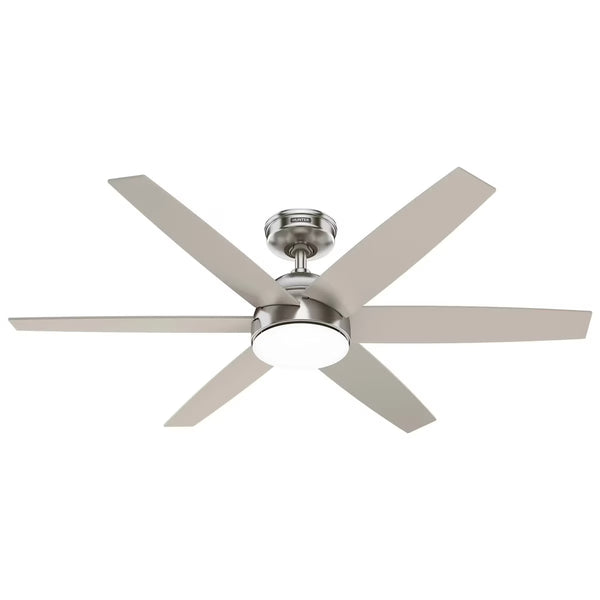 Hunter Anza 52 LED Ceiling Fan, Brushed Nickel