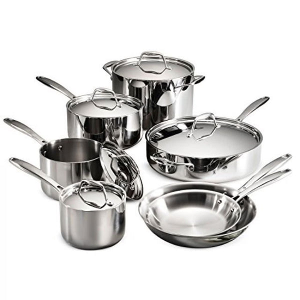 Tramontina Stainless Steel 12pc Cookware Set