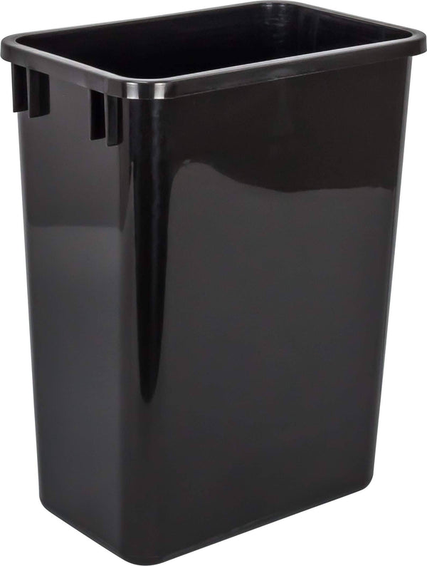 Hardware Resources Replacement Waste Container, 35qt, Black